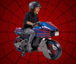 spiderman motorcycle for toddlers